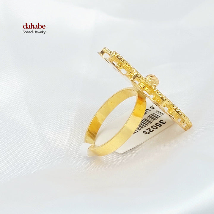 21K Gold Sun Ring