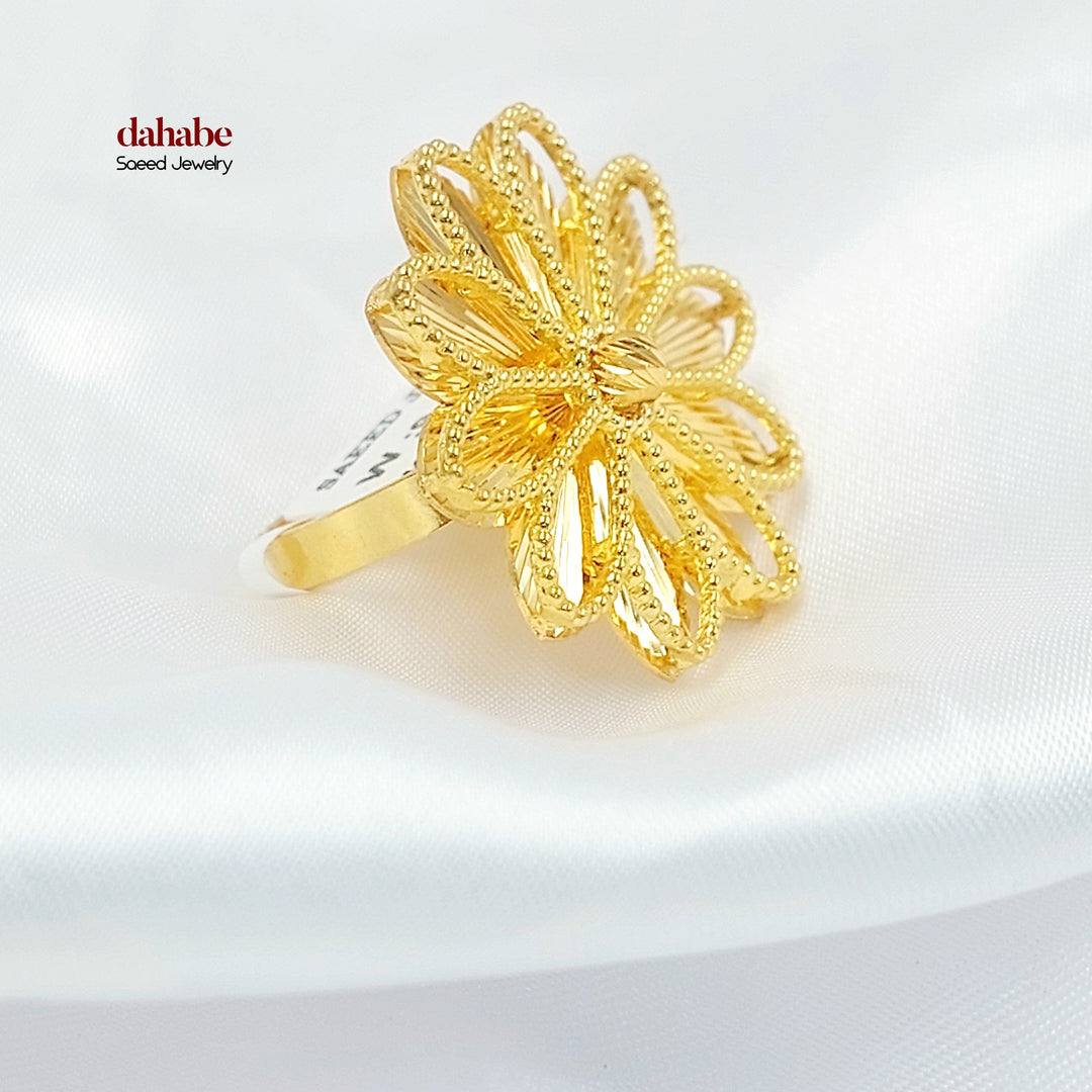 21K Gold Sun Ring