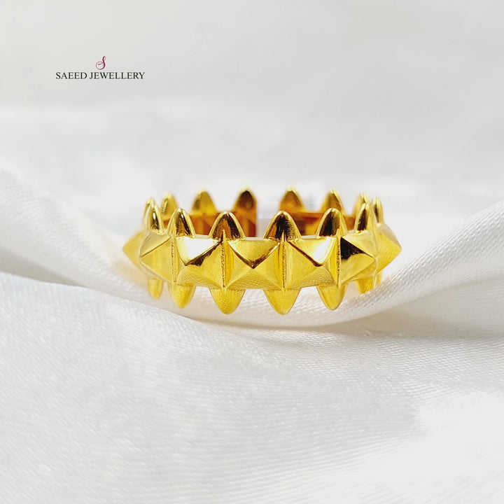 21K Gold Deluxe Turkish Ring by Saeed Jewelry - Image 1