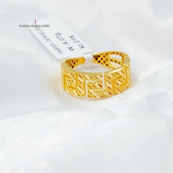 Deluxe Virna Ring Made of 21K Gold by Saeed Jewelry 