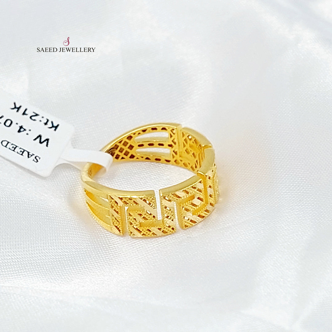 Deluxe Virna Ring Made of 21K Gold by Saeed Jewelry 