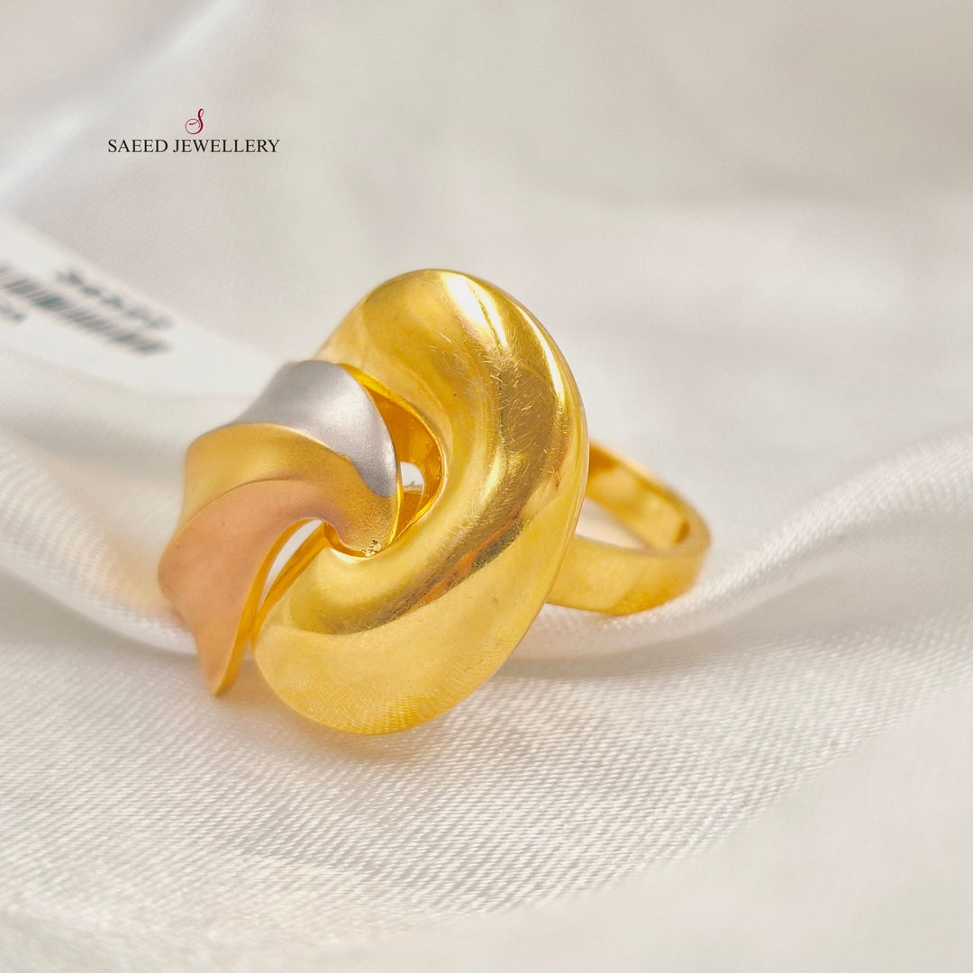 Deluxe Wings Ring Made of 21K Gold by Saeed Jewelry 