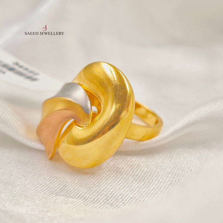 Deluxe Wings Ring Made of 21K Gold by Saeed Jewelry 