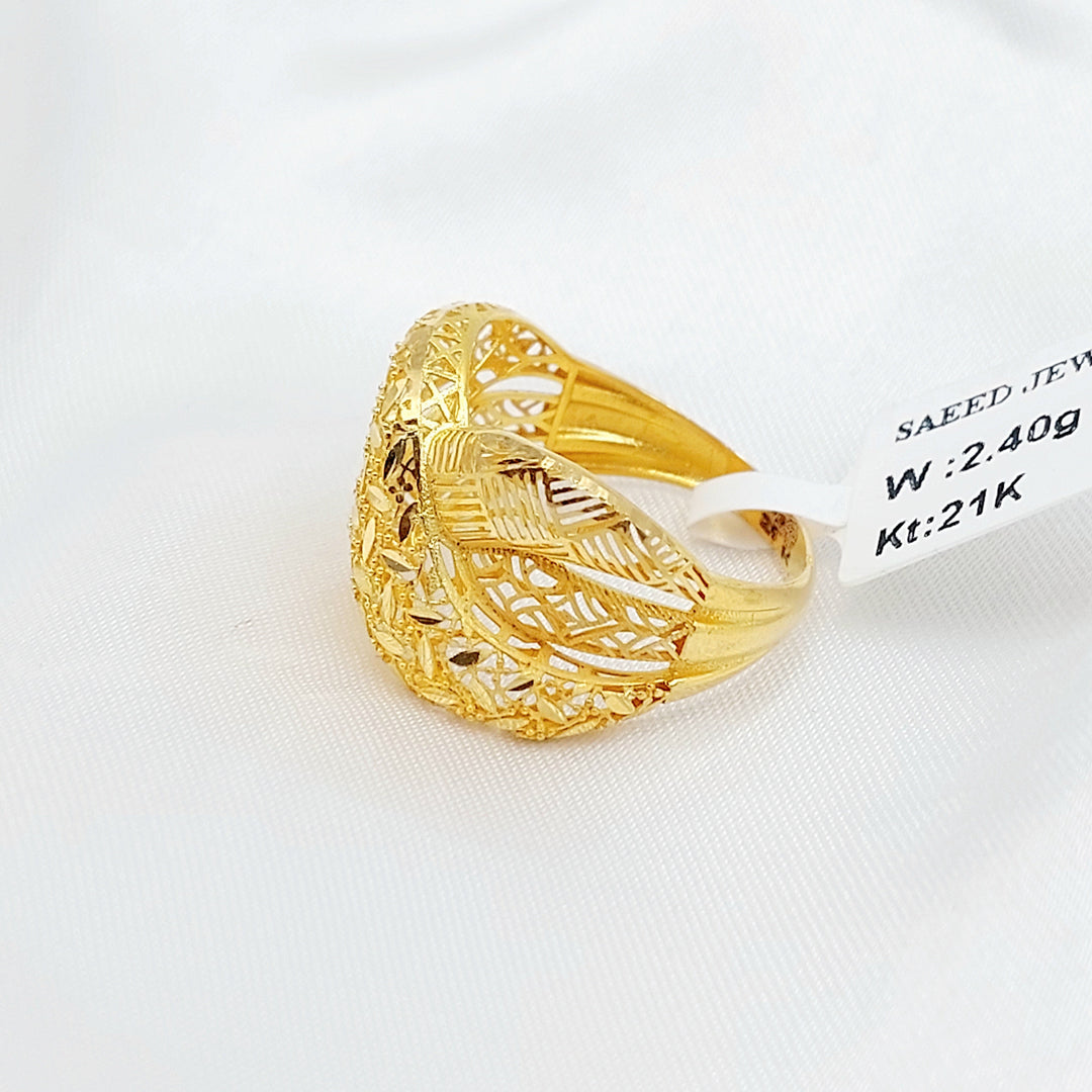 21K خاتم اكس اكسترا-مجوهرات الشيخ سعيد-Saeed Jewelry 