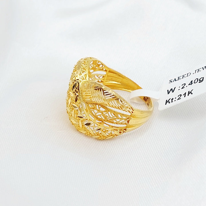 21K خاتم اكس اكسترا-مجوهرات الشيخ سعيد-Saeed Jewelry 