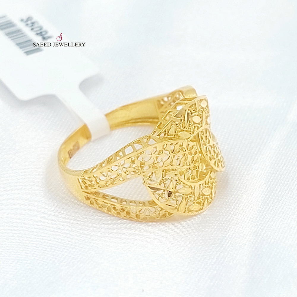 21K خاتم حزام-مجوهرات الشيخ سعيد-Saeed Jewelry 