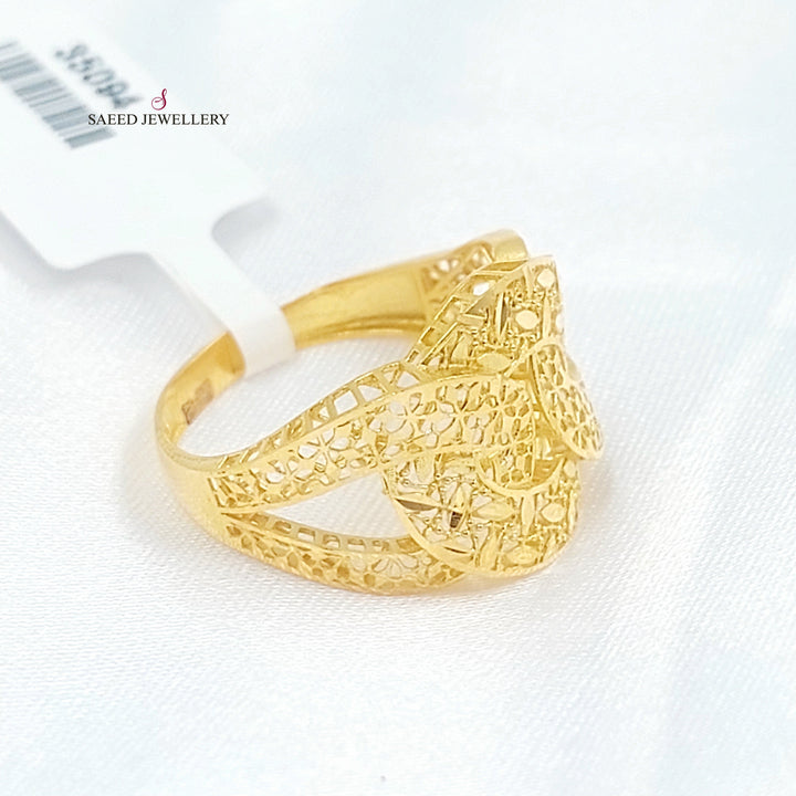 21K خاتم حزام-مجوهرات الشيخ سعيد-Saeed Jewelry 
