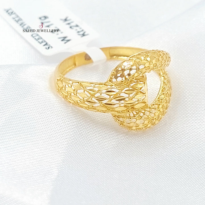 21K خاتم حزام-مجوهرات الشيخ سعيد-Saeed Jewelry 