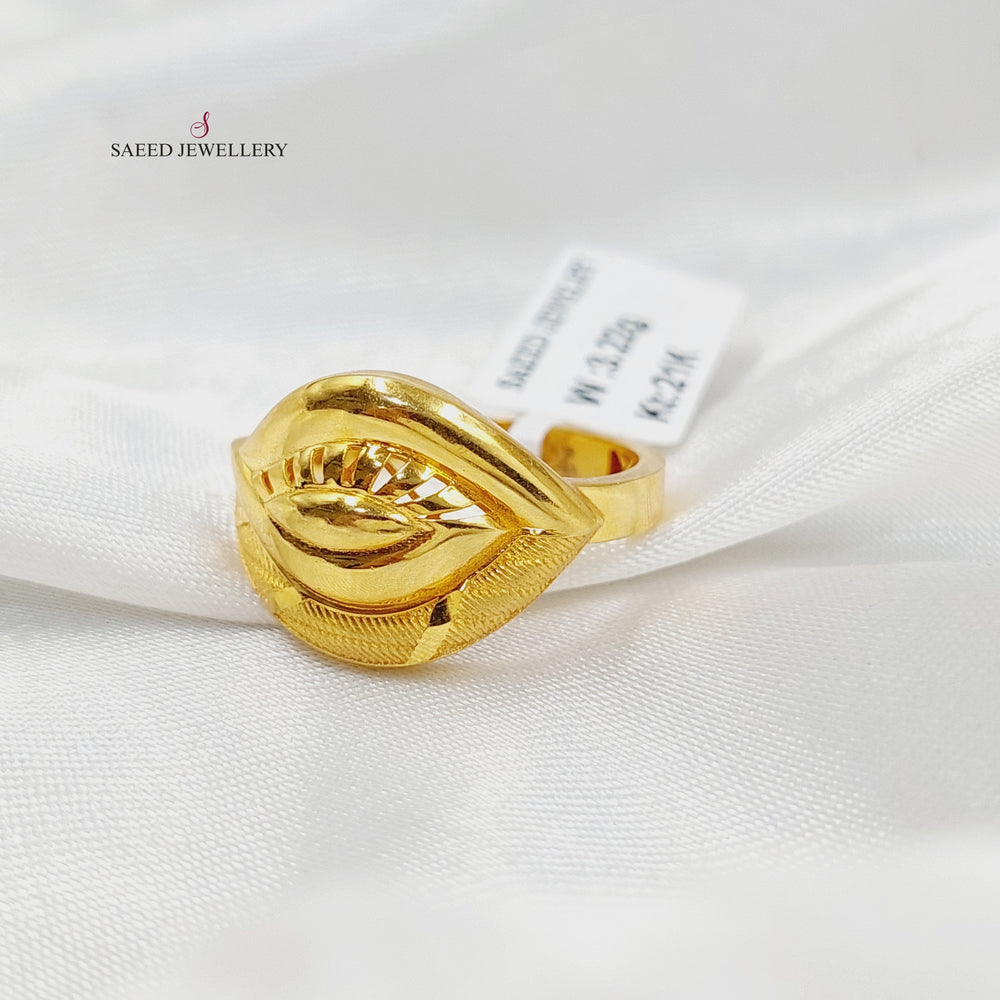 21K Gold Eye Ring by Saeed Jewelry - Image 2