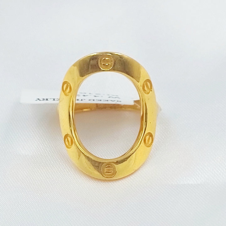 21K خاتم فيجارو-مجوهرات الشيخ سعيد-Saeed Jewelry 