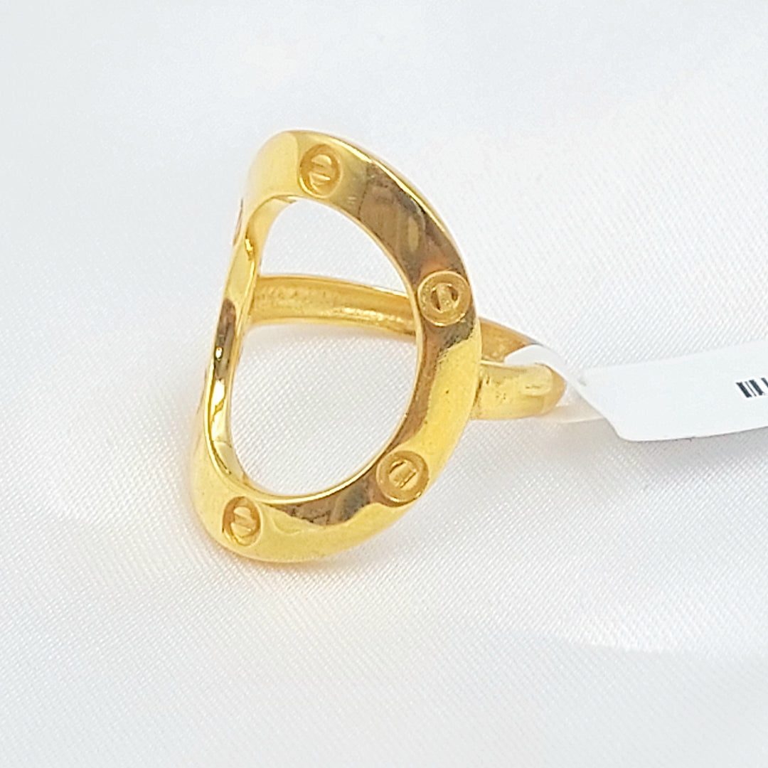 21K خاتم فيجارو-مجوهرات الشيخ سعيد-Saeed Jewelry 