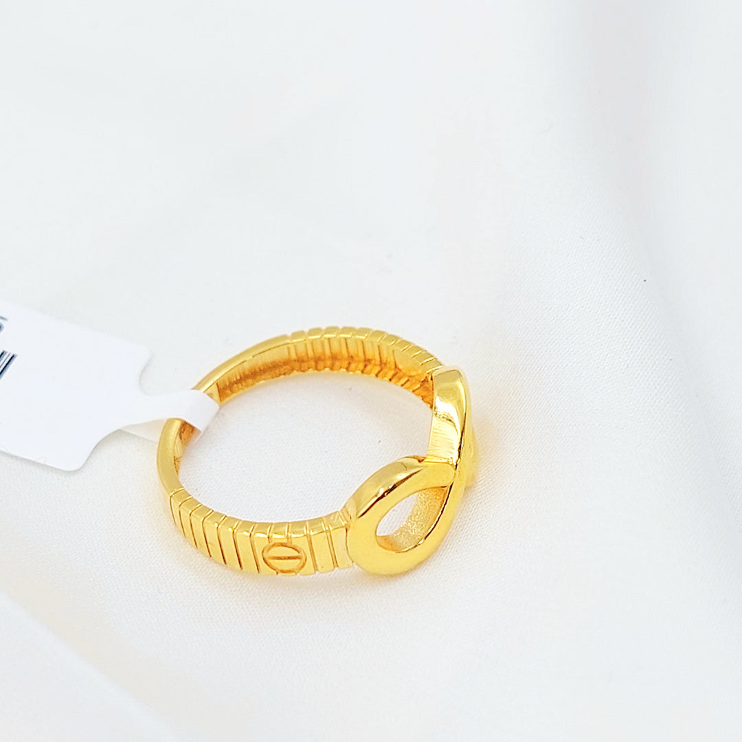 21K خاتم انفينيتي-مجوهرات الشيخ سعيد-Saeed Jewelry 