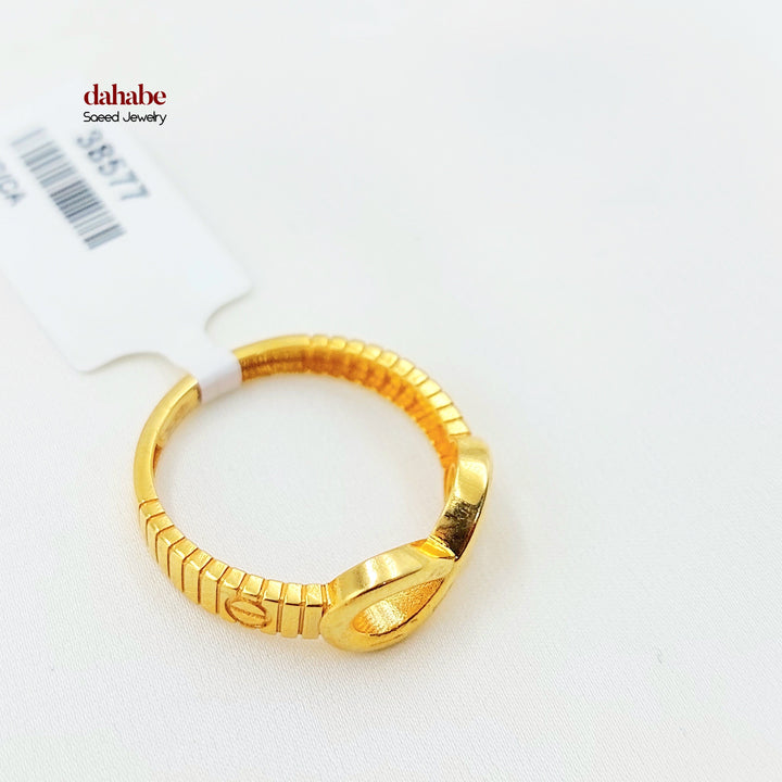 21K Gold Infinity Ring