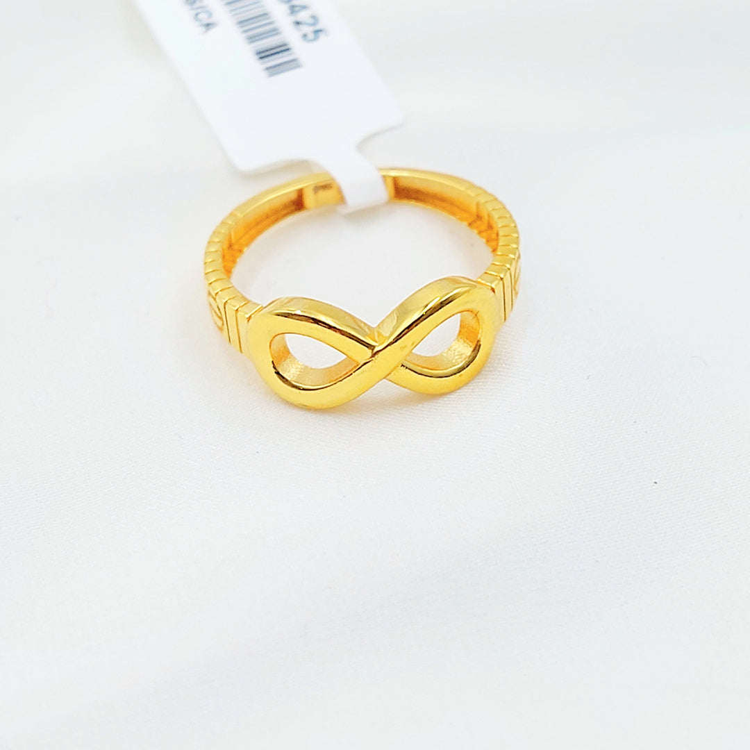 21K خاتم انفينيتي-مجوهرات الشيخ سعيد-Saeed Jewelry 