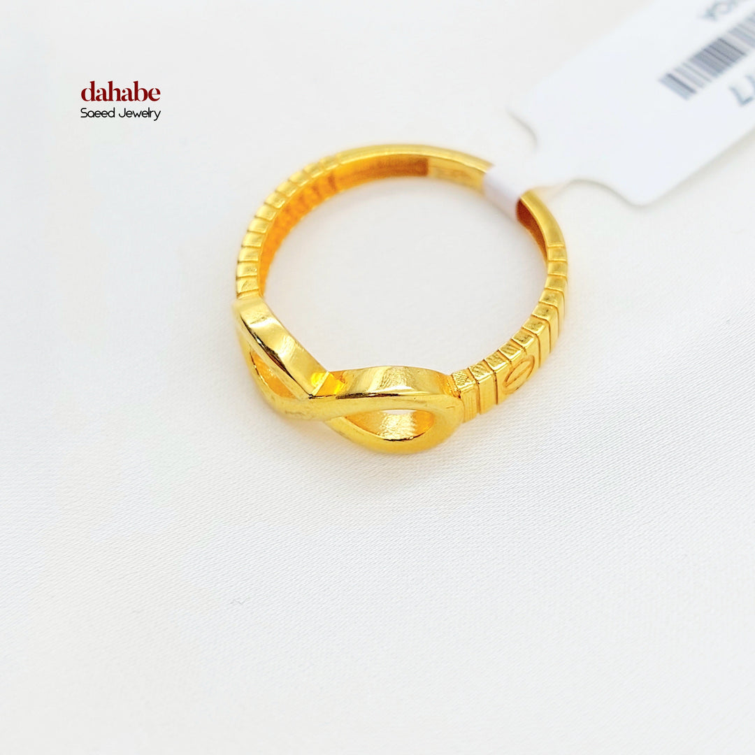 21K Gold Infinity Ring