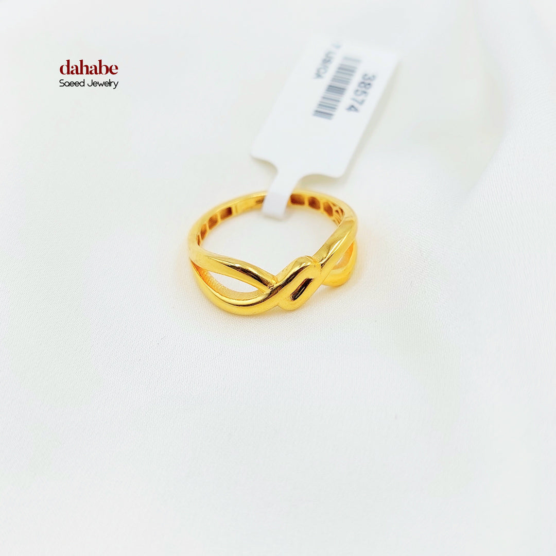 21K Gold Infinity Ring