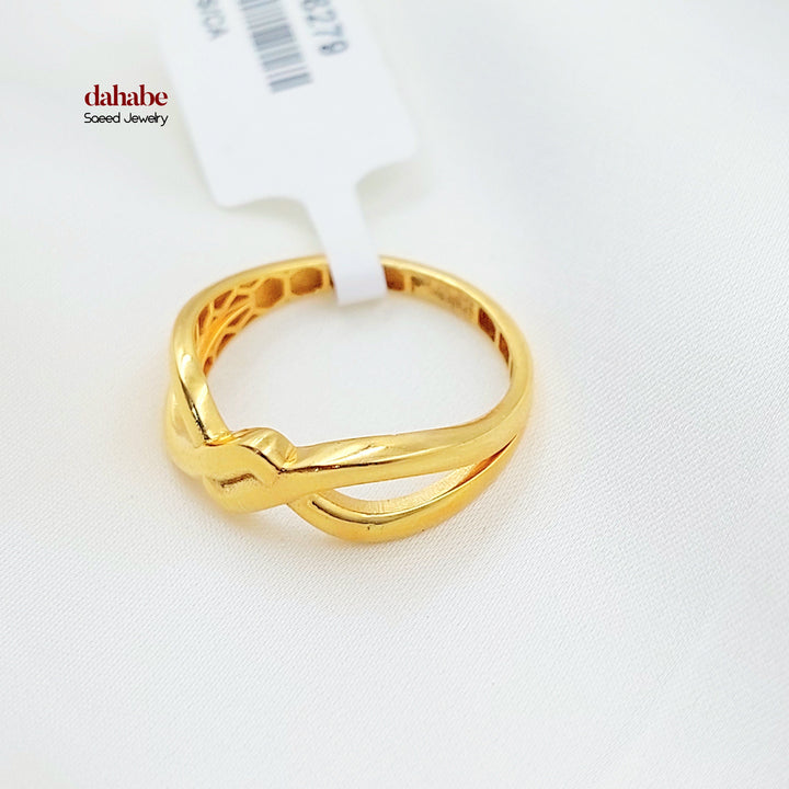 Light Deluxe Ring Made of 21K Gold by Saeed Jewelry 