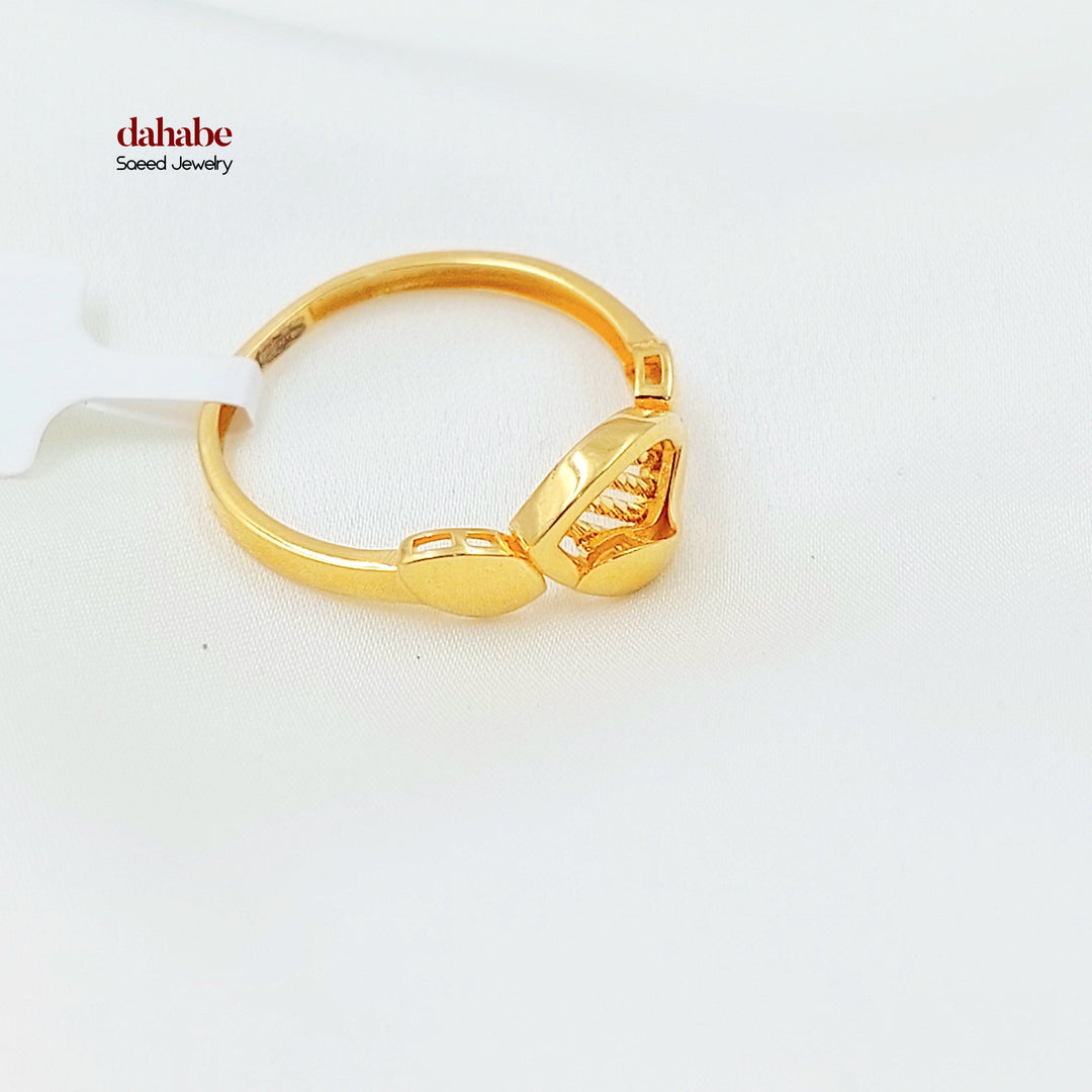 Light Deluxe Ring Made of 21K Gold by Saeed Jewelry 
