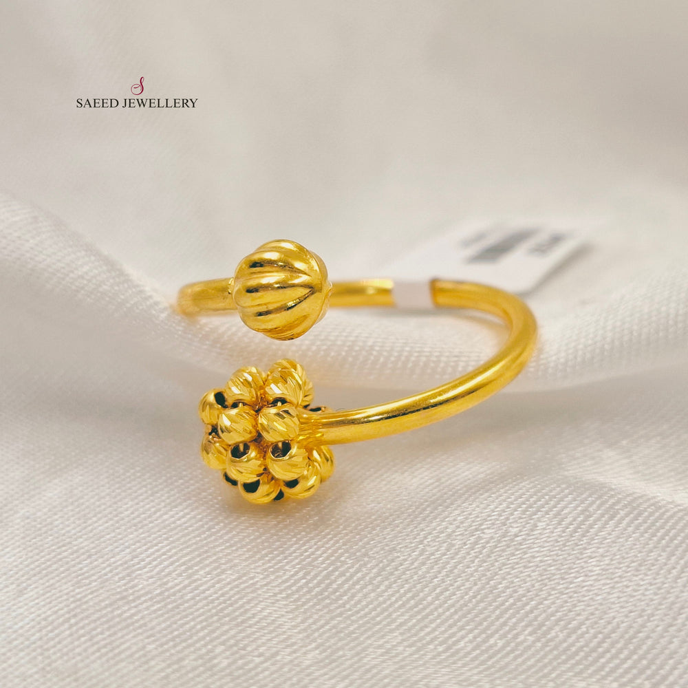 Light Balls Ring Made of 21K Gold by Saeed Jewelry 