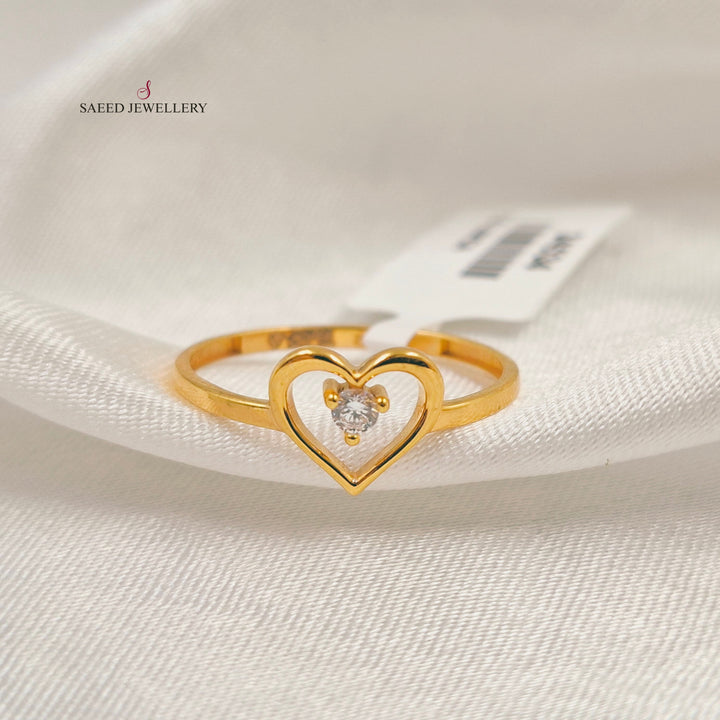 Light Butterfly Ring Made of 21K Gold by Saeed Jewelry 