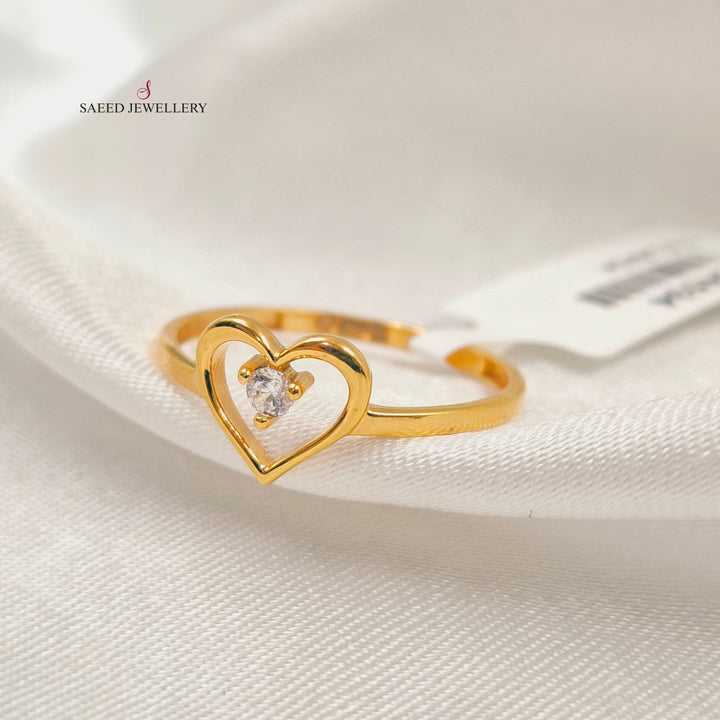 Light Butterfly Ring Made of 21K Gold by Saeed Jewelry 