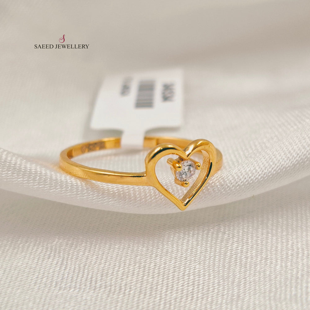 Light Butterfly Ring Made of 21K Gold by Saeed Jewelry 