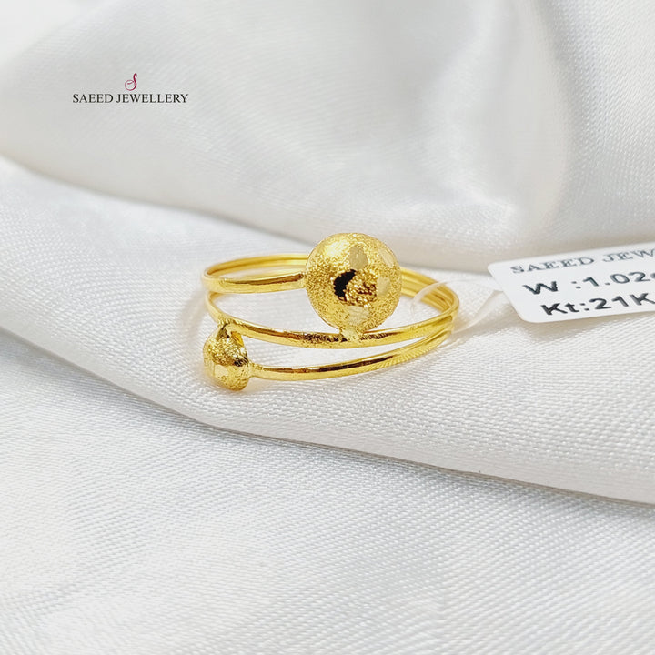 21K Gold Light Ring by Saeed Jewelry - Image 2