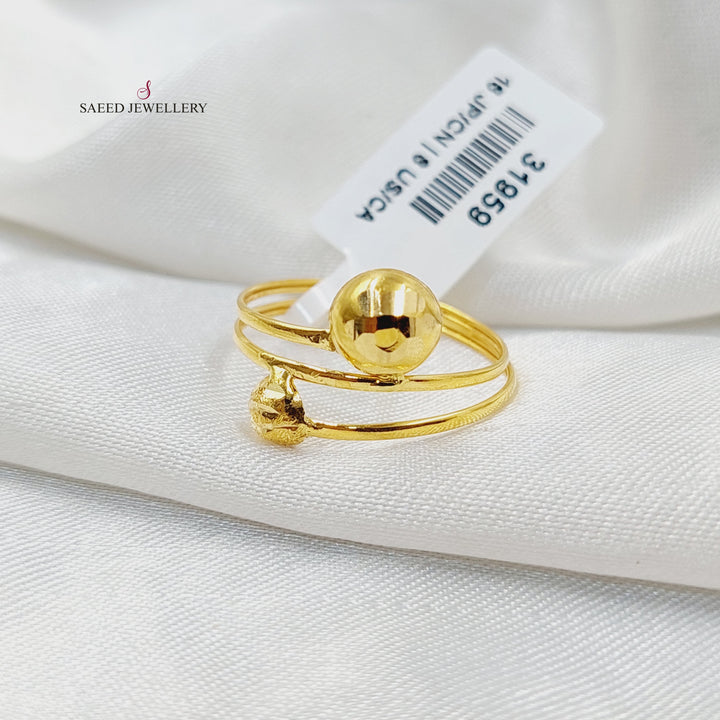 21K Gold Light Ring by Saeed Jewelry - Image 2