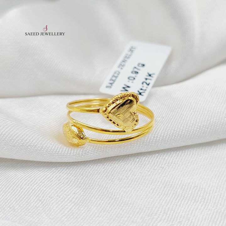 21K Gold Light Ring by Saeed Jewelry - Image 2