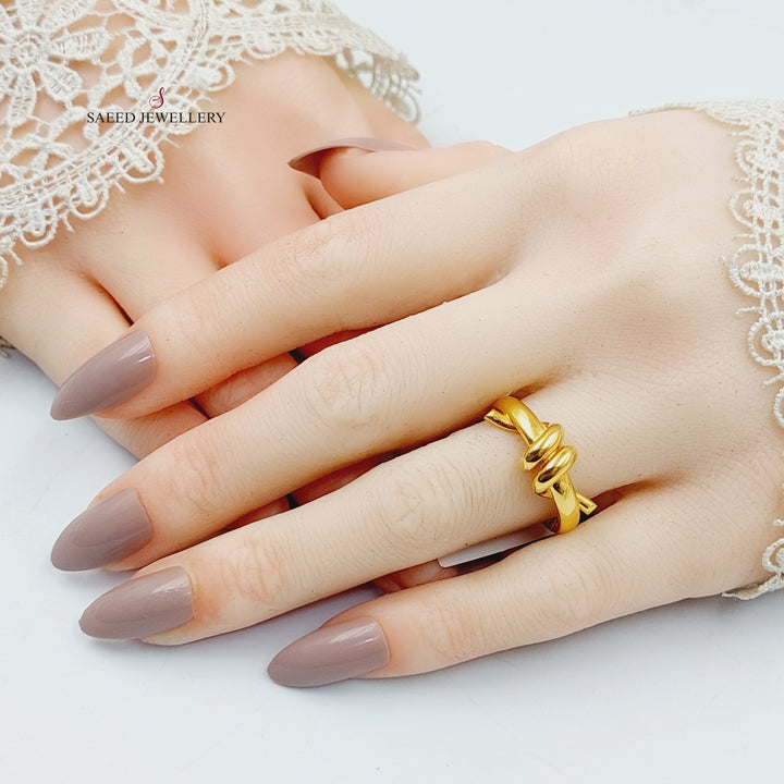 21K Gold Nail Ring by Saeed Jewelry - Image 4