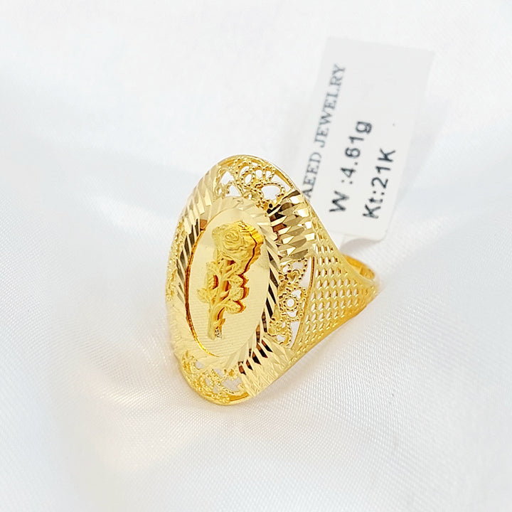 21K خاتم اونصه-مجوهرات الشيخ سعيد-Saeed Jewelry 