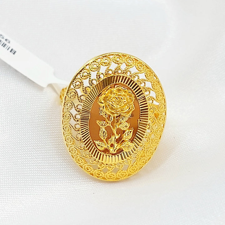 21K خاتم اونصه-مجوهرات الشيخ سعيد-Saeed Jewelry 