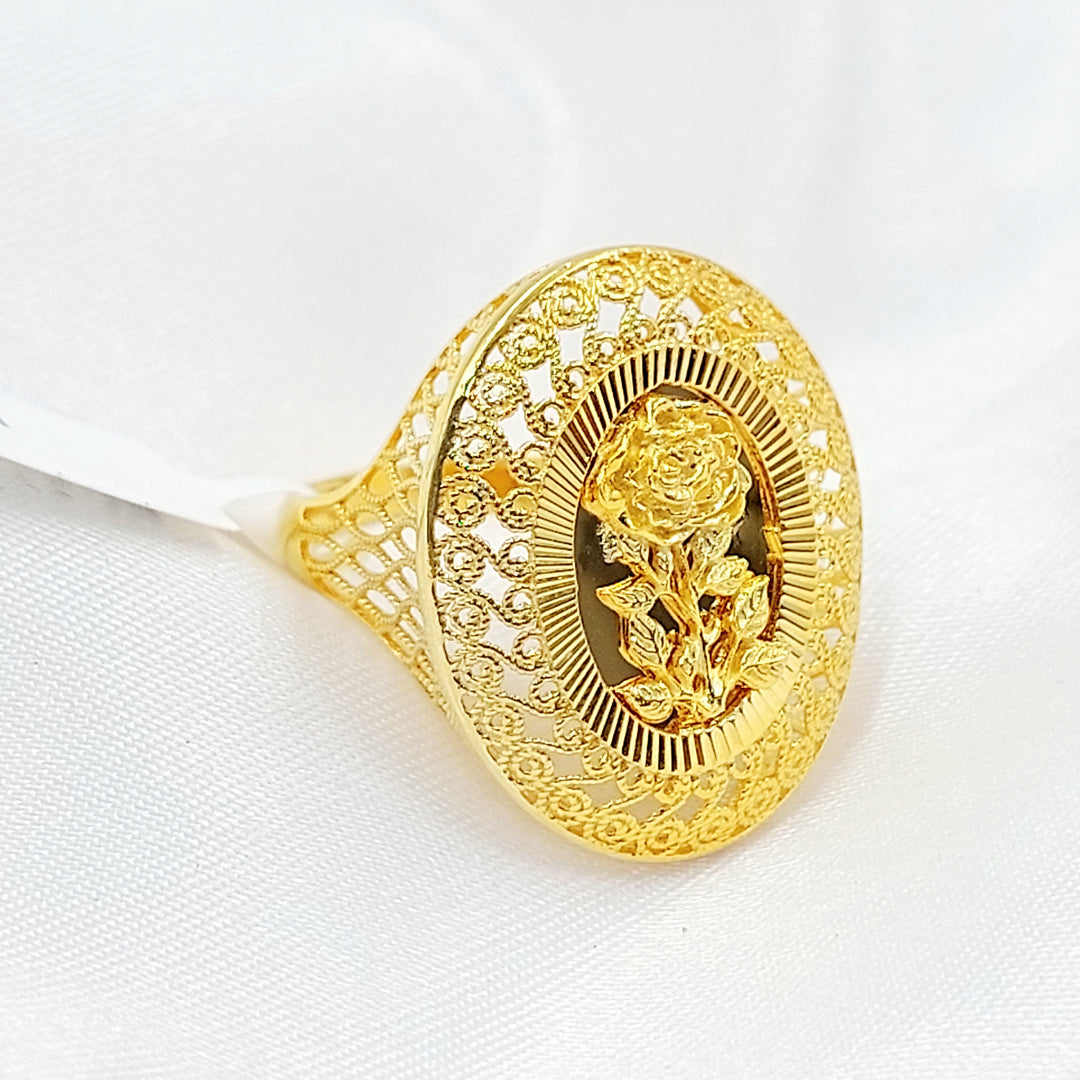 21K خاتم اونصه-مجوهرات الشيخ سعيد-Saeed Jewelry 