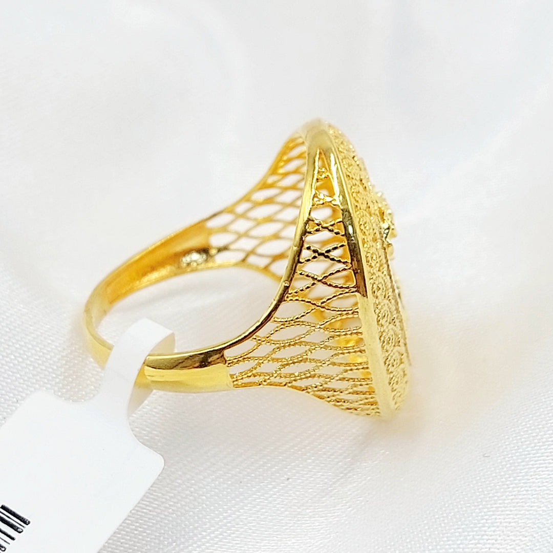 21K خاتم اونصه-مجوهرات الشيخ سعيد-Saeed Jewelry 