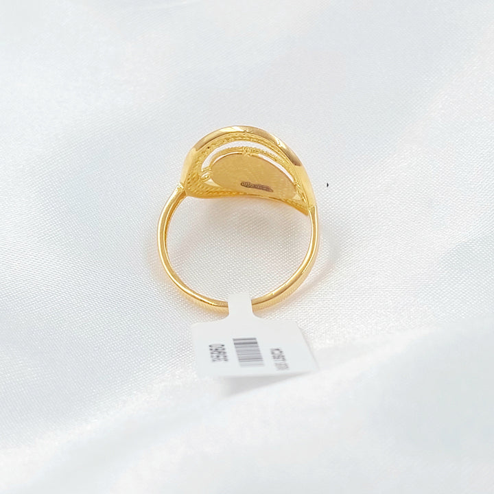 21K خاتم اونصه-مجوهرات الشيخ سعيد-Saeed Jewelry 