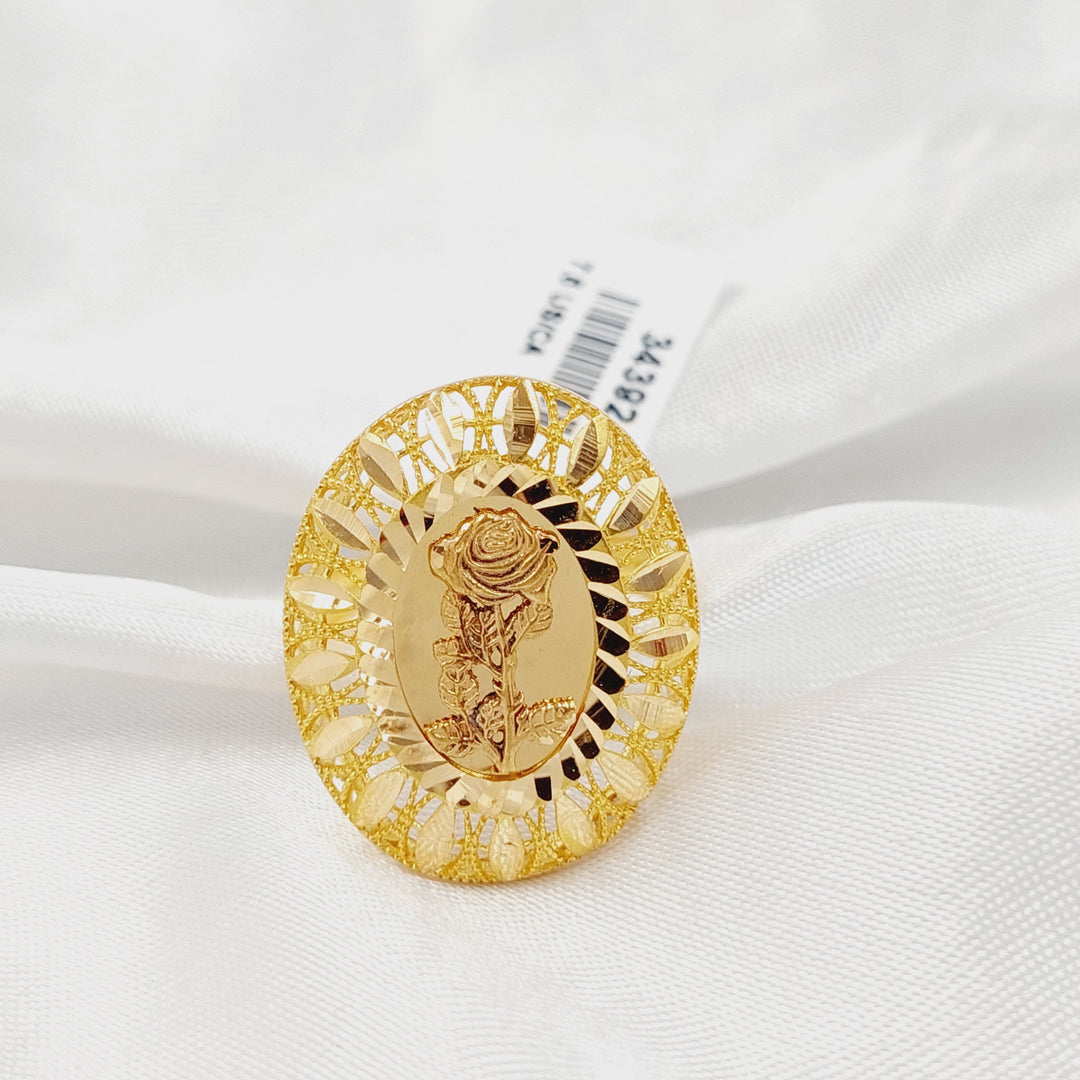 21K خاتم اونصه-مجوهرات الشيخ سعيد-Saeed Jewelry 