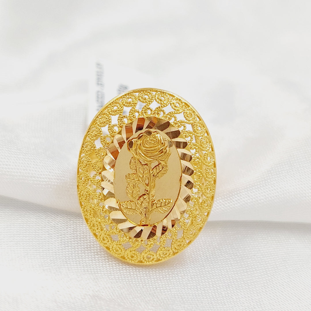 21K خاتم اونصه-مجوهرات الشيخ سعيد-Saeed Jewelry 