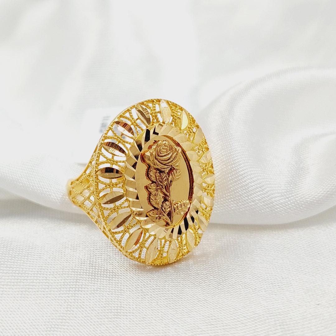 21K خاتم اونصه-مجوهرات الشيخ سعيد-Saeed Jewelry 