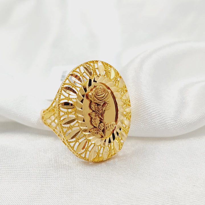 21K خاتم اونصه-مجوهرات الشيخ سعيد-Saeed Jewelry 