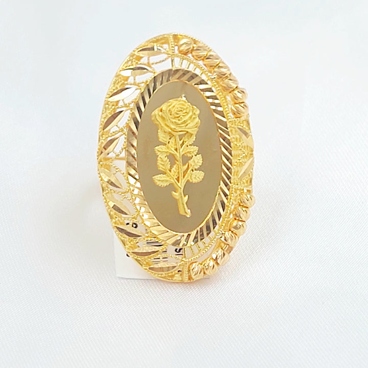 21K خاتم اونصه-مجوهرات الشيخ سعيد-Saeed Jewelry 