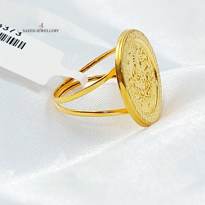 Print Rashadi Ring Made of 21K Gold by Saeed Jewelry 