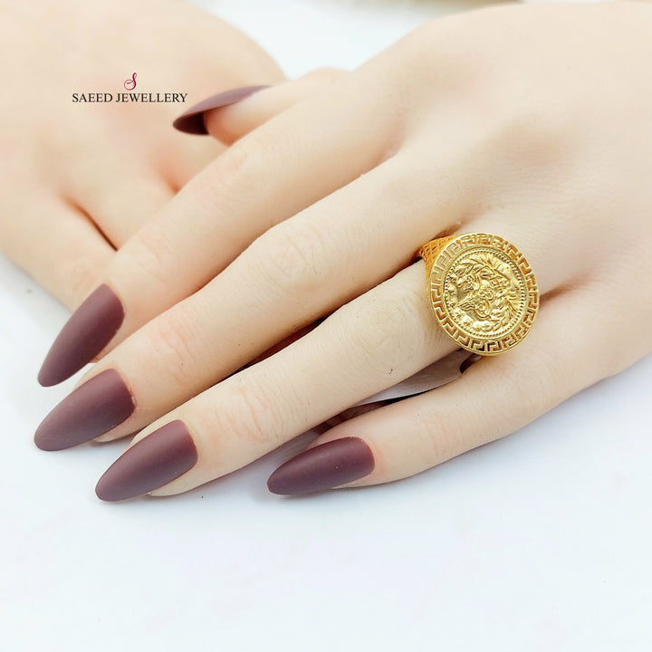 Rashadi Ring Made of 21K Gold by Saeed Jewelry 