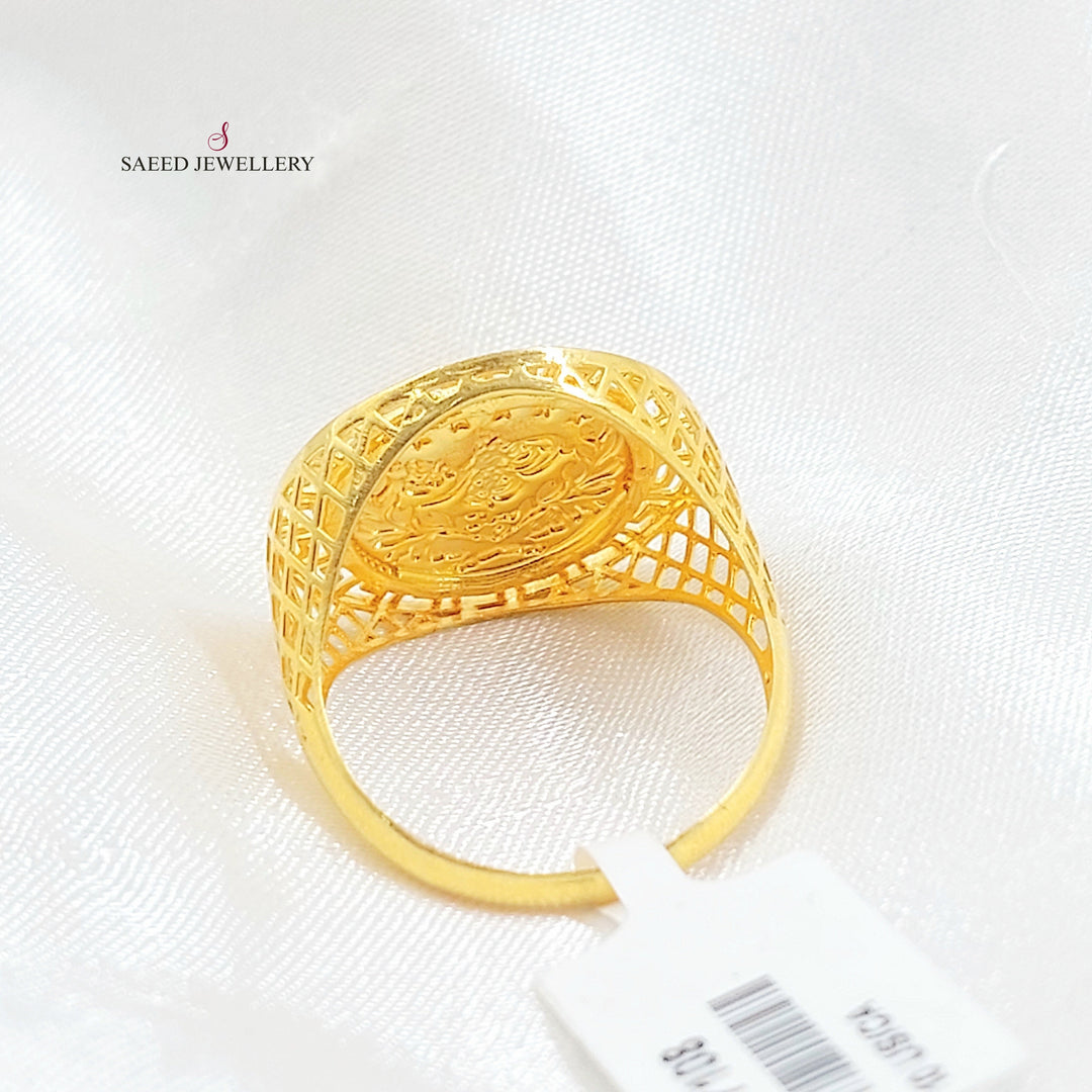 Rashadi Ring Made of 21K Gold by Saeed Jewelry 
