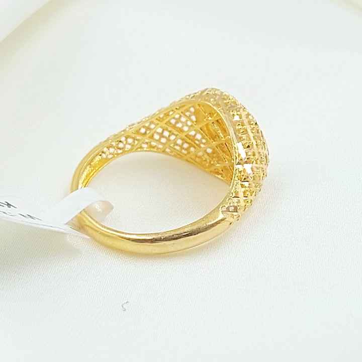 21K خاتم رشادي-مجوهرات الشيخ سعيد-Saeed Jewelry 