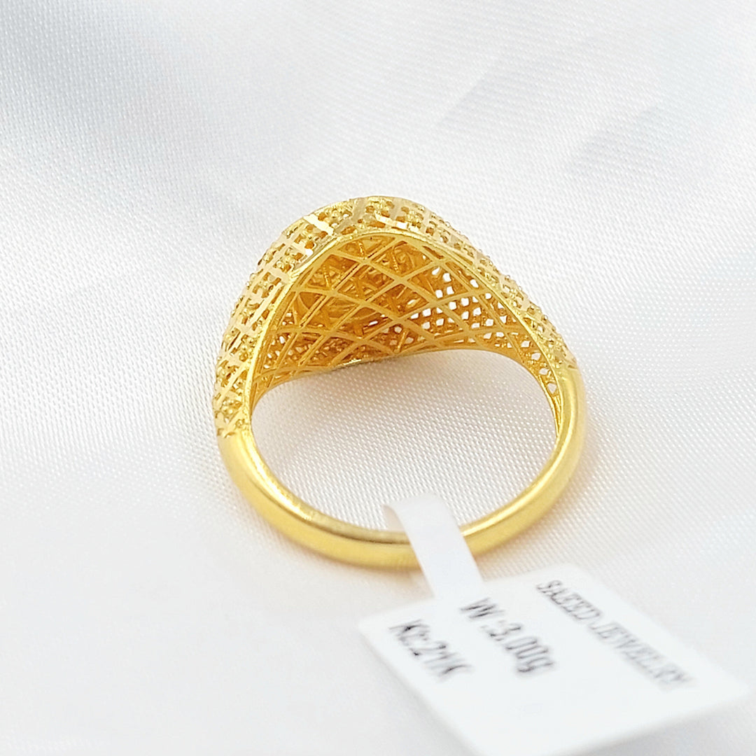 Rashadi Ring Made of 21K Gold by Saeed Jewelry 