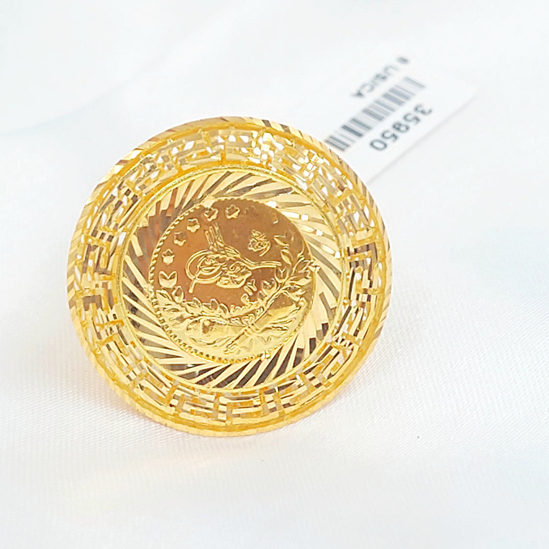 21K خاتم رشادي-مجوهرات الشيخ سعيد-Saeed Jewelry 