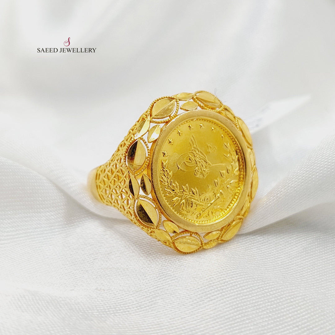 21K خاتم رشادي-مجوهرات الشيخ سعيد-Saeed Jewelry 