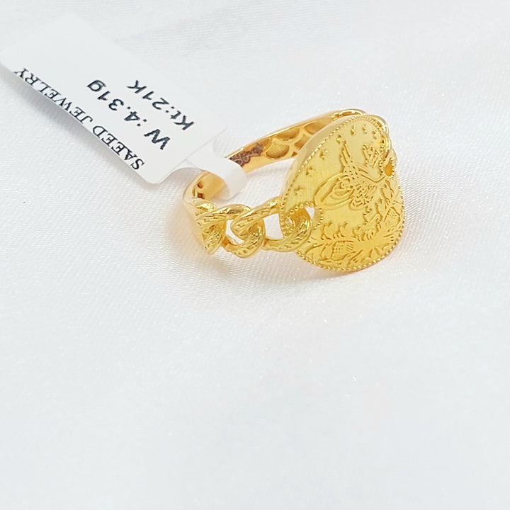 21K خاتم رشادي-مجوهرات الشيخ سعيد-Saeed Jewelry 