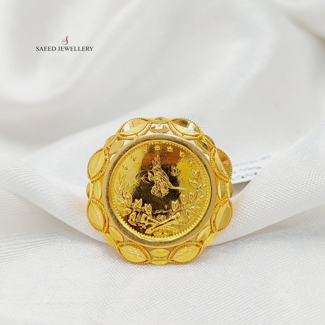 21K خاتم رشادي-مجوهرات الشيخ سعيد-Saeed Jewelry 