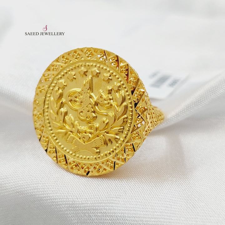 Rashadi Ring Made of 21K Gold by Saeed Jewelry 